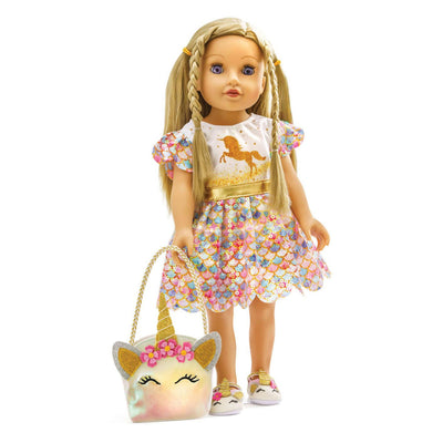 Sac de poupée Unicorn, 35-45 cm