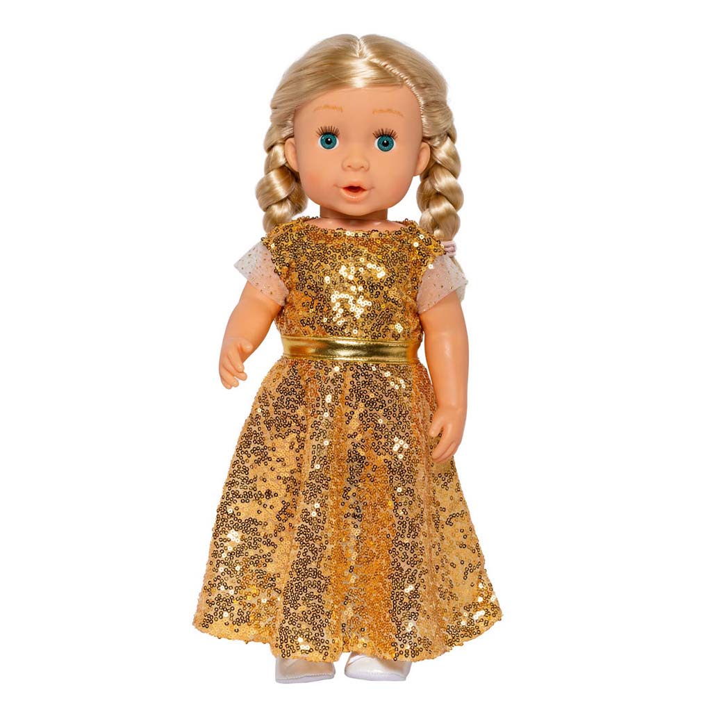 Robe de poupée Golden Star, 28-35 cm