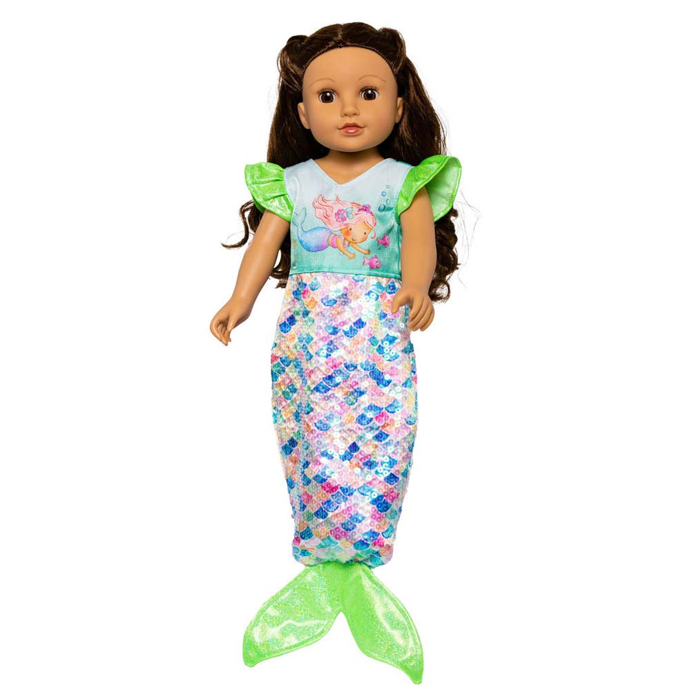 Dolls sirène robe yara, 35-45 cm