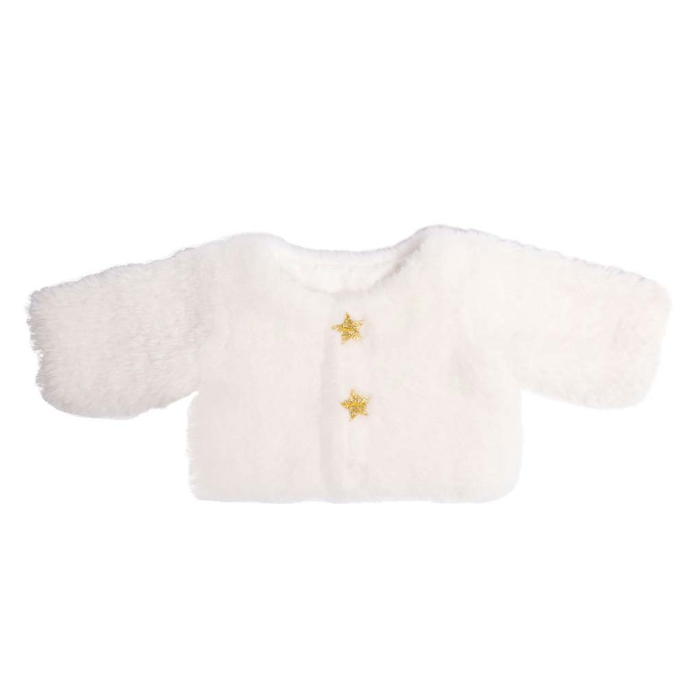 Veste en poupée peluche avec jupe, 35-45 cm