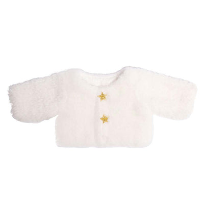 Veste en poupée peluche avec jupe, 35-45 cm