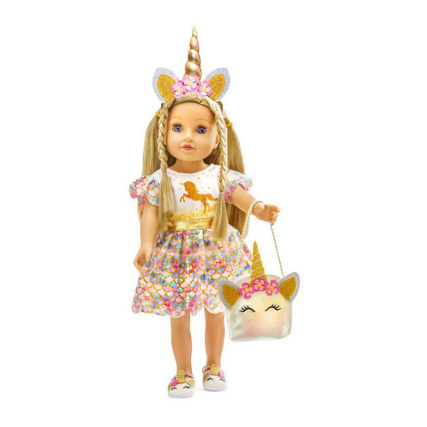 HELSS DOLLS ACCESSOIRES SETTRIEUX UNICORN, 38-45 cm
