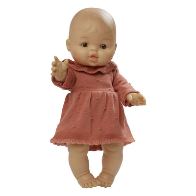 HELSS DOLLS TRICHING Robe Peach, 28-35 cm