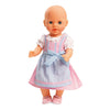 Robe de poupée Heless rose et bleue, 35-45 cm