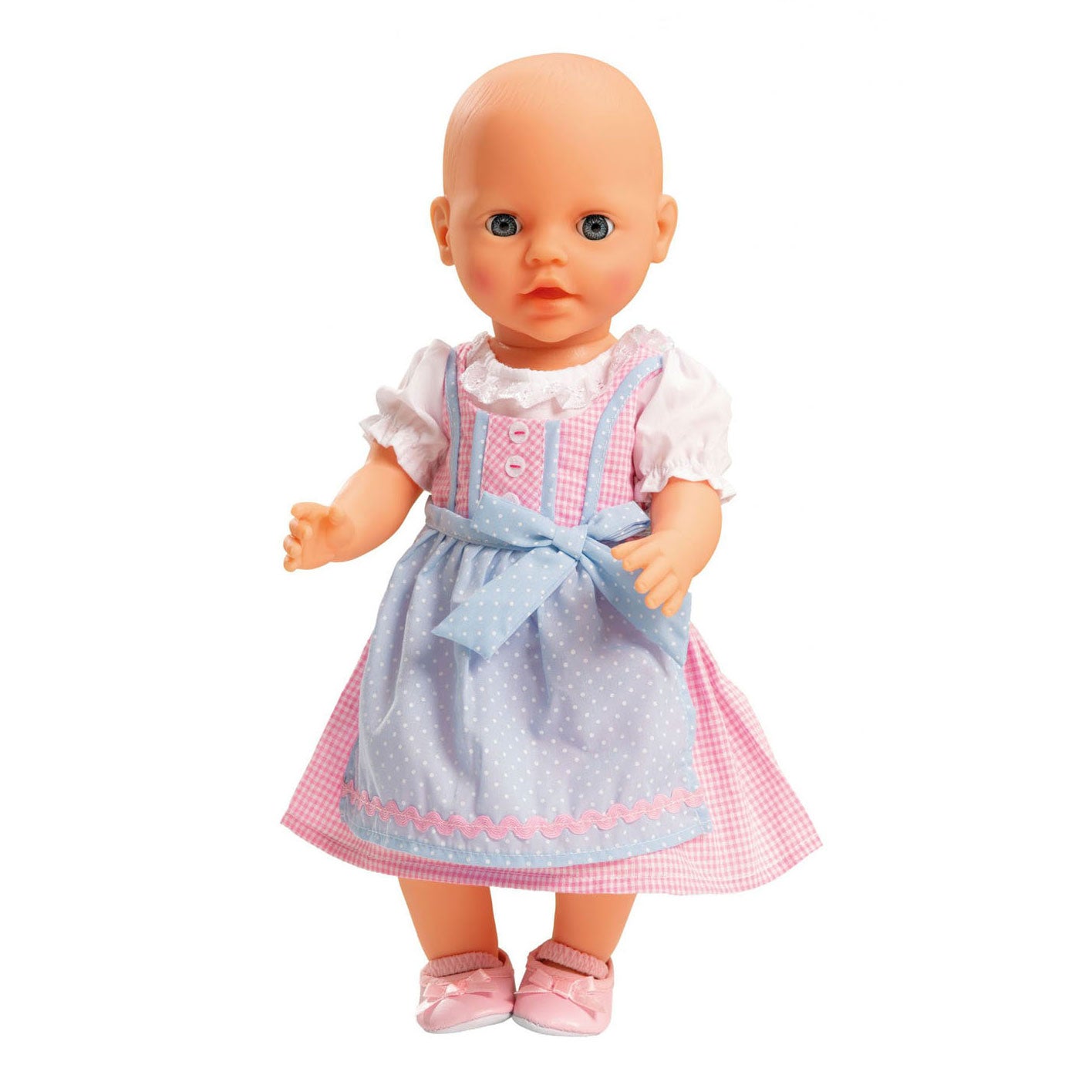 Robe de poupée Heless rose et bleue, 35-45 cm