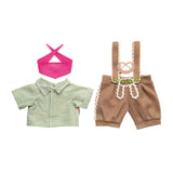 Le lederhosen des vêtements de Heless Doll avec une chemise et une écharpe, 35-45 cm - afbeelding 2