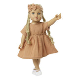 Robe de poupée HEENS BRAUNE DE RUFFLES, 35-45 cm - afbeelding 3