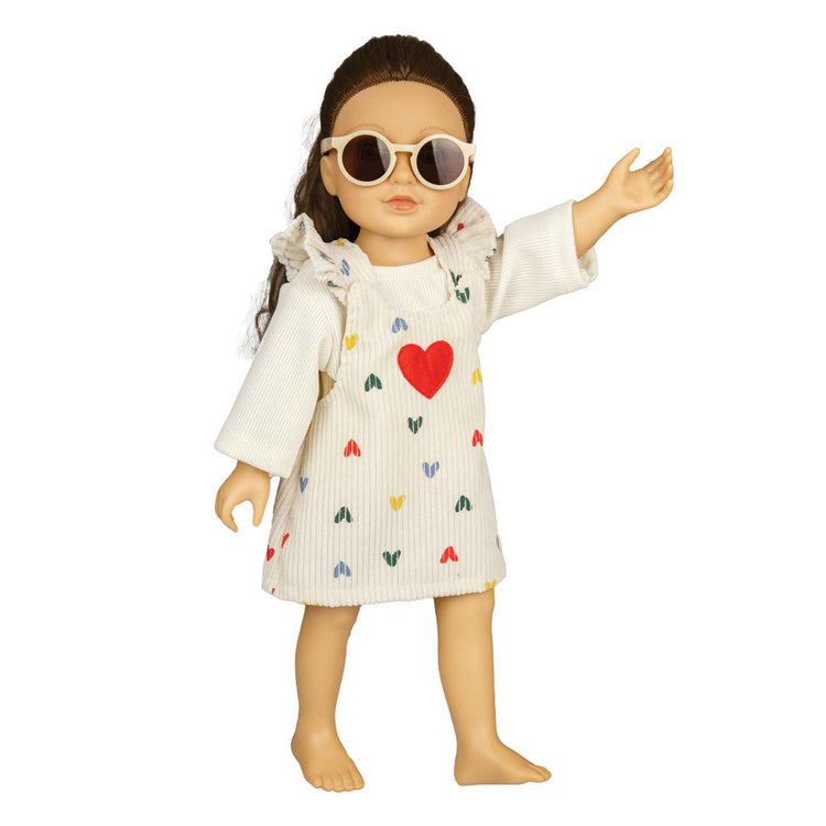 Lunettes de soleil Helless Doll Beige
