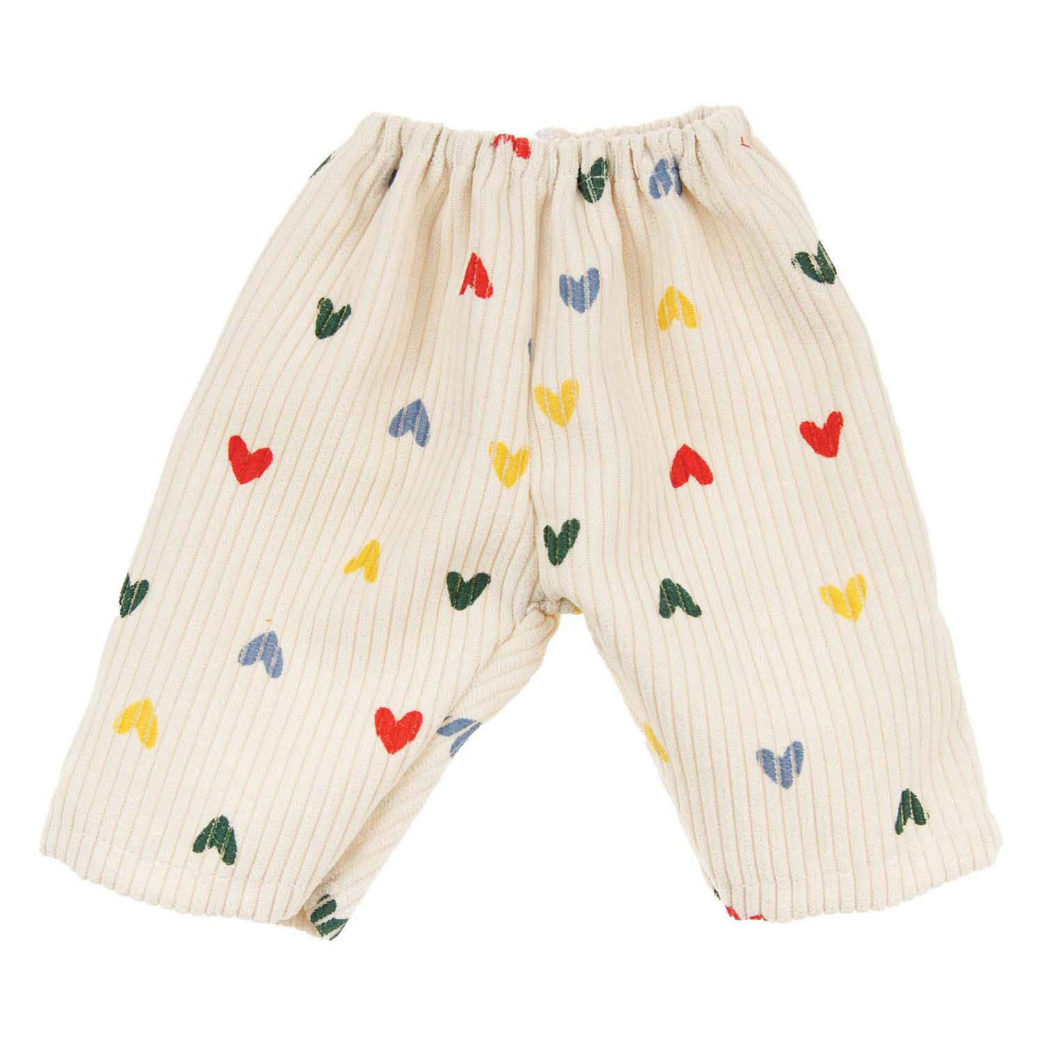 HELSS DOLLS RIB VELVET PANTS COEUR CONFETI, 28-35 cm
