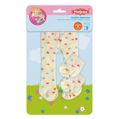 Helless Dolls Cloues avec chaussettes Heart Confetti, 28-35 cm
