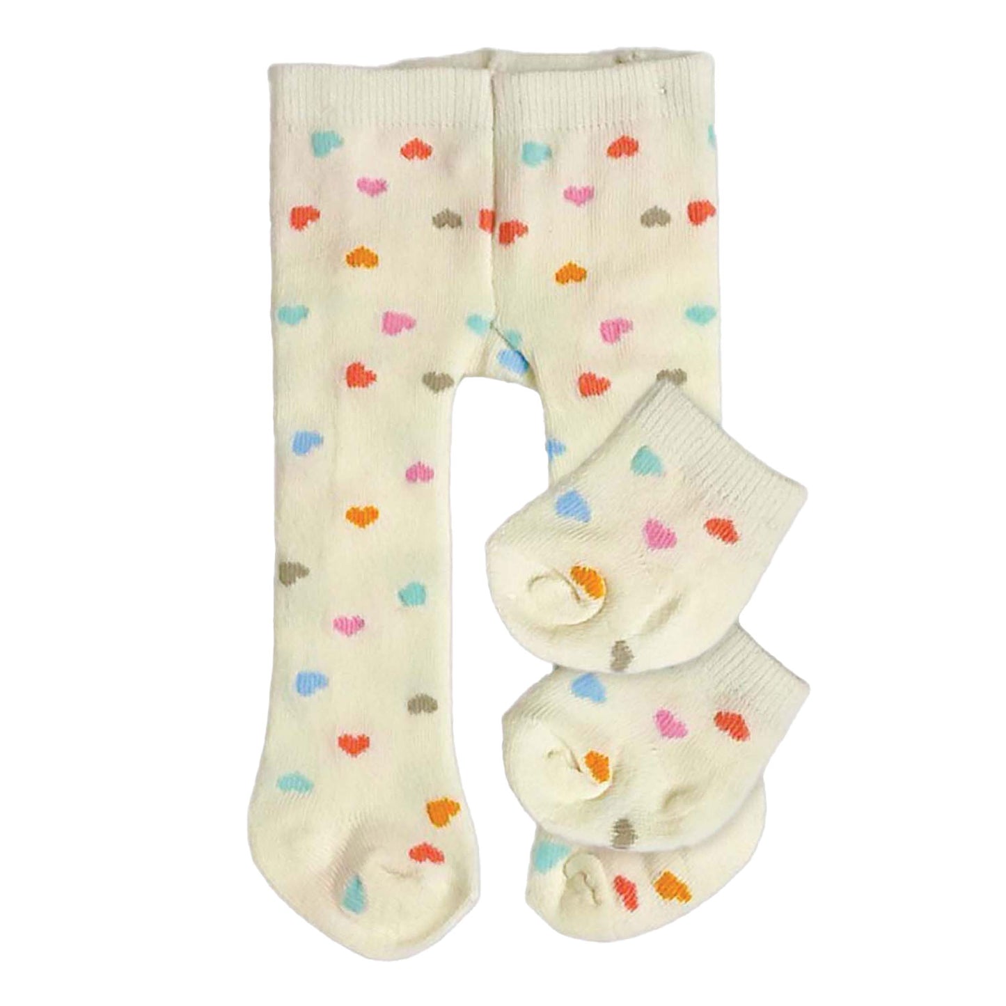 Helless Dolls Cloues avec chaussettes Heart Confetti, 28-35 cm