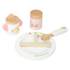 Heless set d'alimentation pour poupée en bois fruits effrontés - 4 pcs.