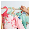 Cintres de poupée Heless couleurs pastel - 6 pcs.