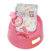 Pot de poupée Heless avec accessoires rose - 15cm