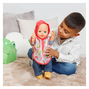 Combinaison de pluie Heless pour poupées avec imperméable, parapluie et bottes - taille 28-35 cm - afbeelding 4