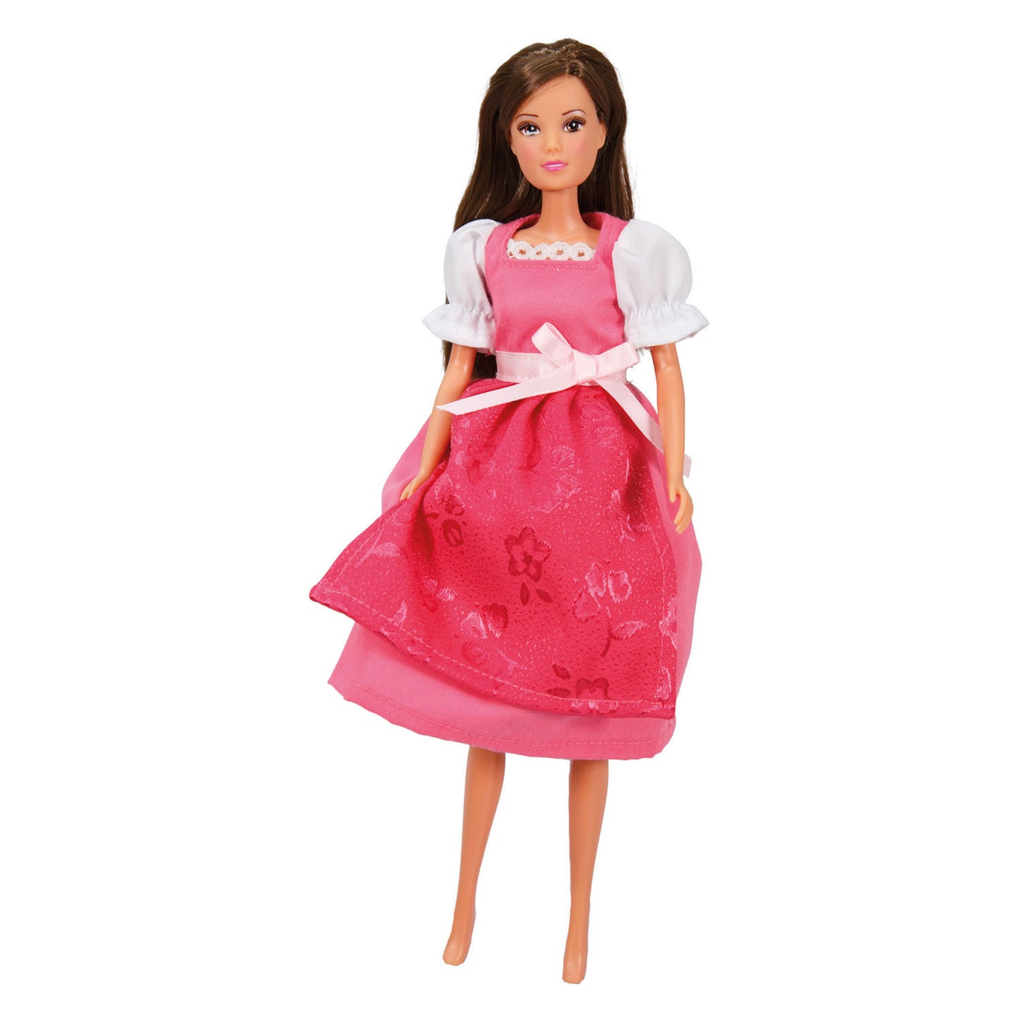 Robe Dirndl traditionnelle Heless pour poupées mannequins pinky - 29cm