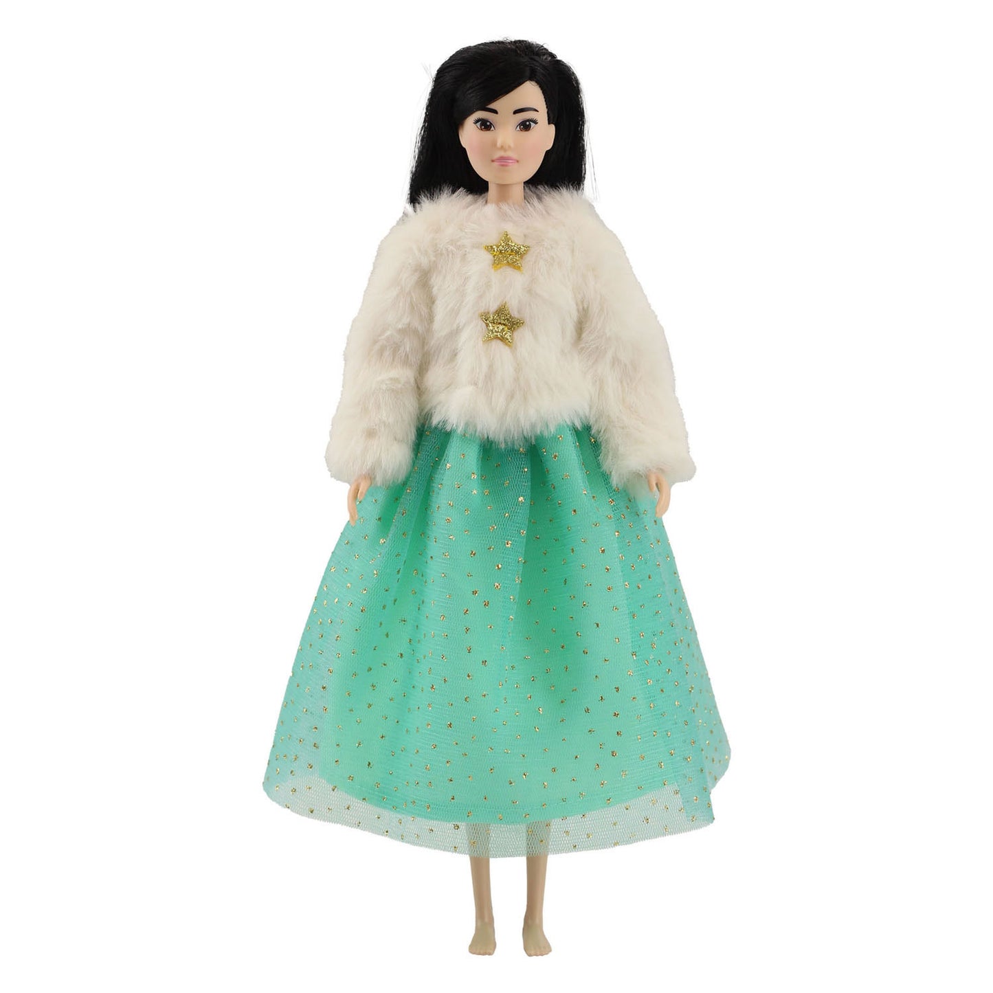 Heless peluche veste yuki avec jupe en tulle pour poupée mannequin - 29cm