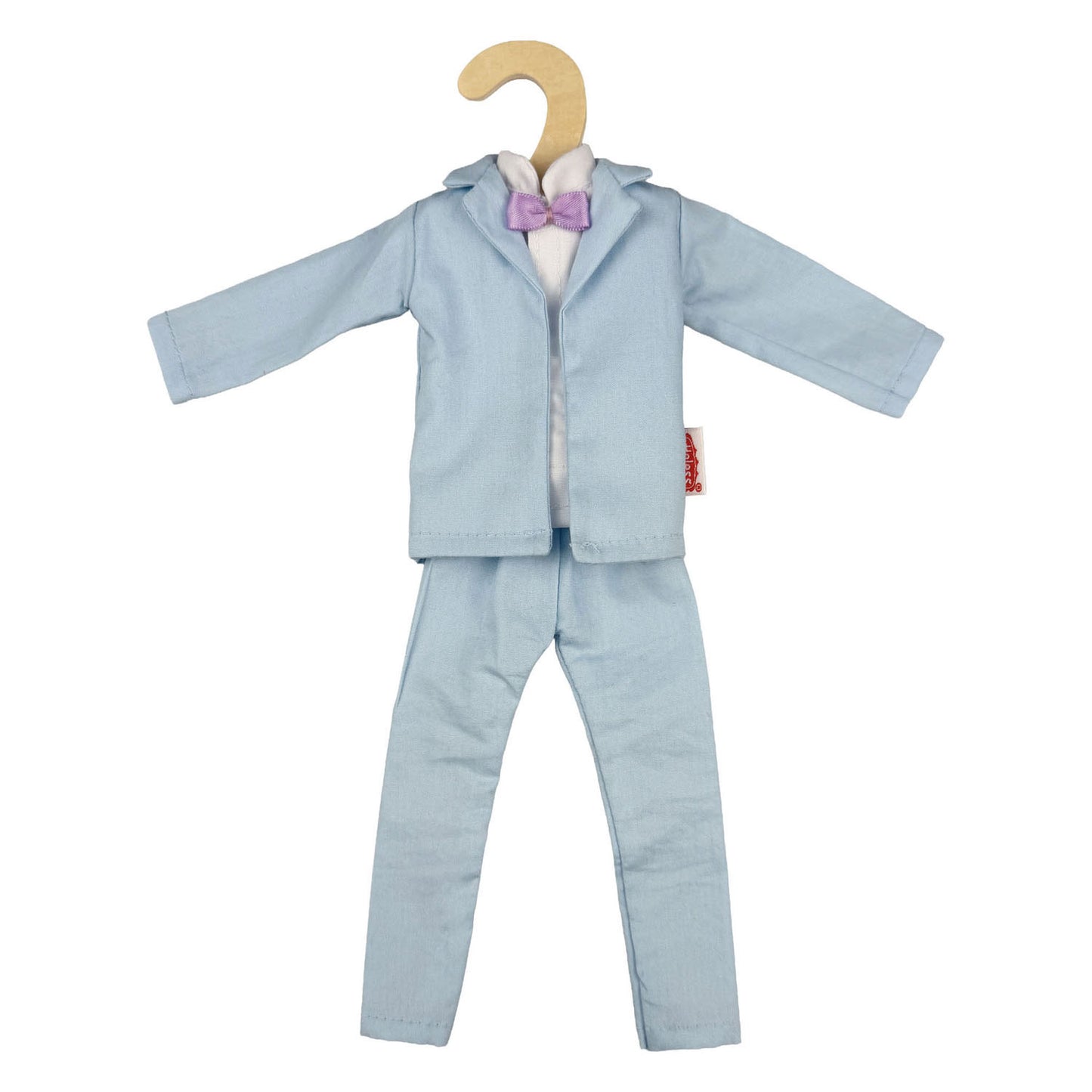 Smoking bleu clair Heless pour poupées mannequins - 29cm