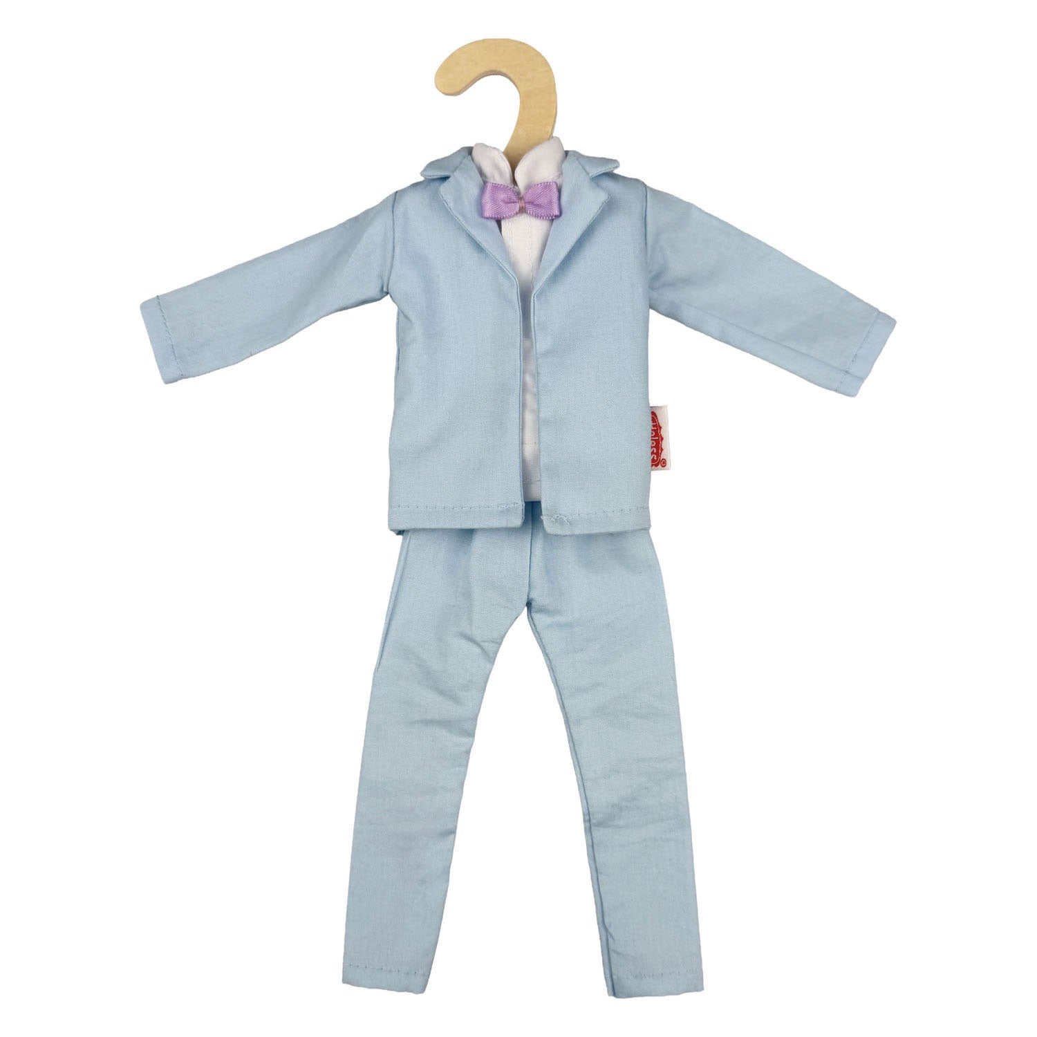 Smoking bleu clair Heless pour poupées mannequins - 29cm