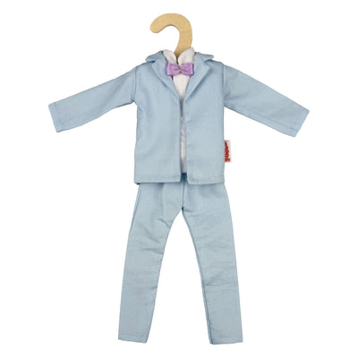 Smoking bleu clair Heless pour poupées mannequins - 29cm