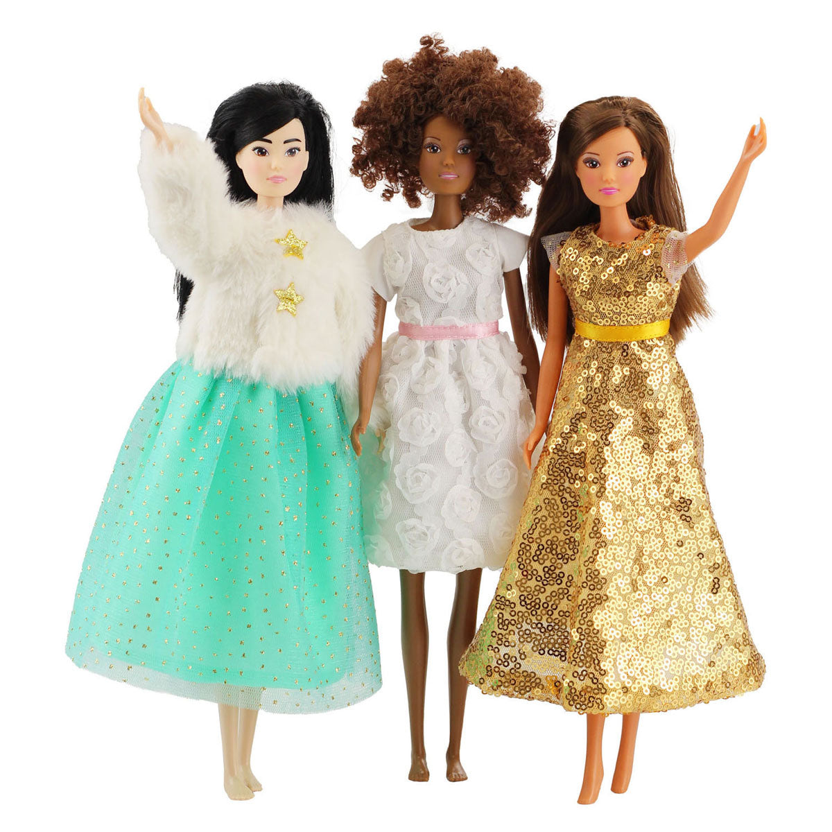 Robe blanche Heless pour poupées mannequins - 29cm