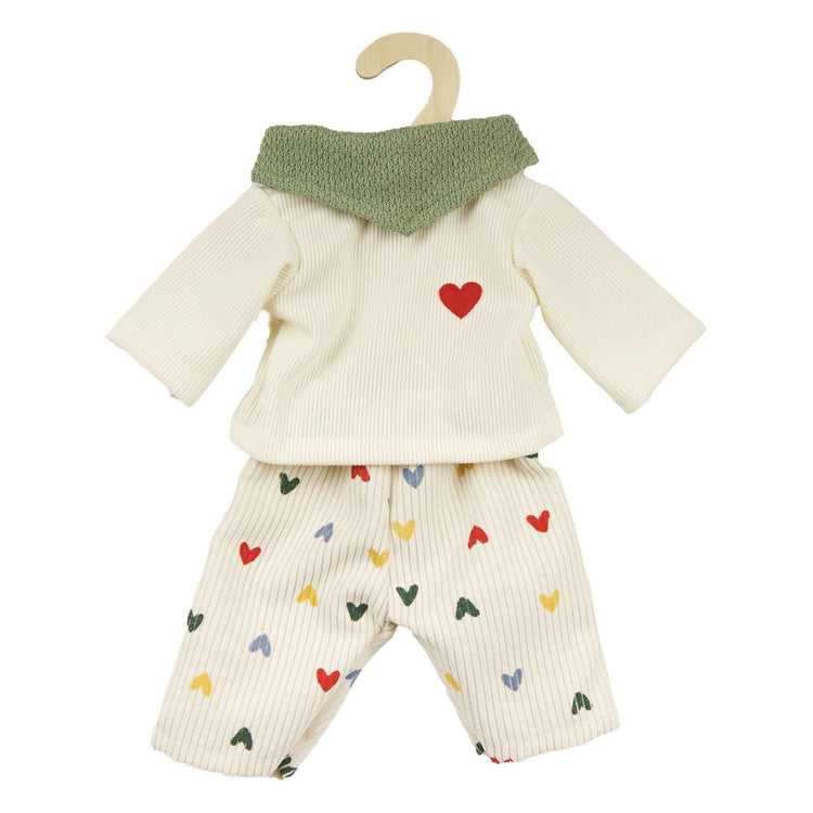 Poupée bébé garçon Heless avec tenue en velours côtelé - 34cm
