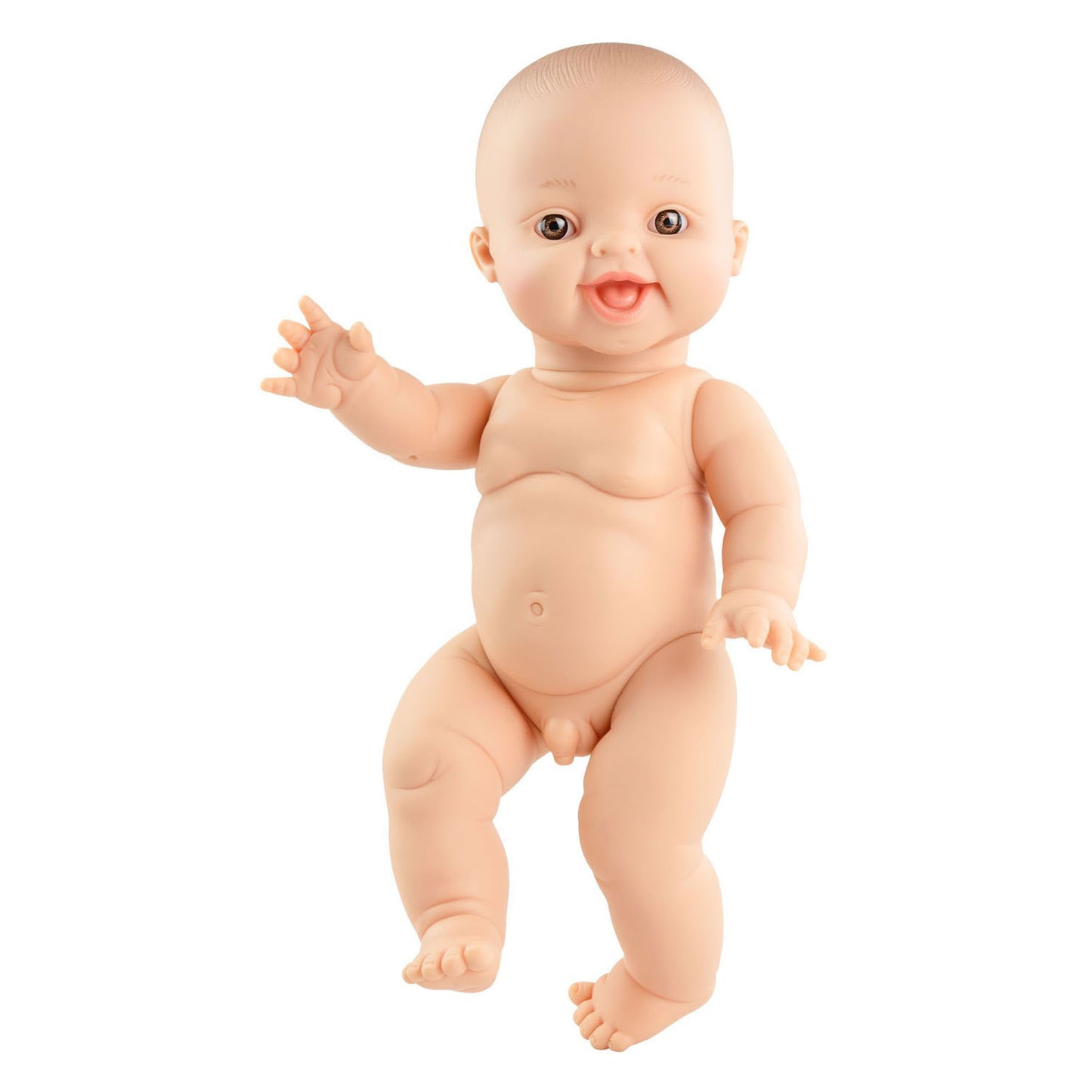 Poupée bébé garçon Heless avec tenue en velours côtelé - 34cm