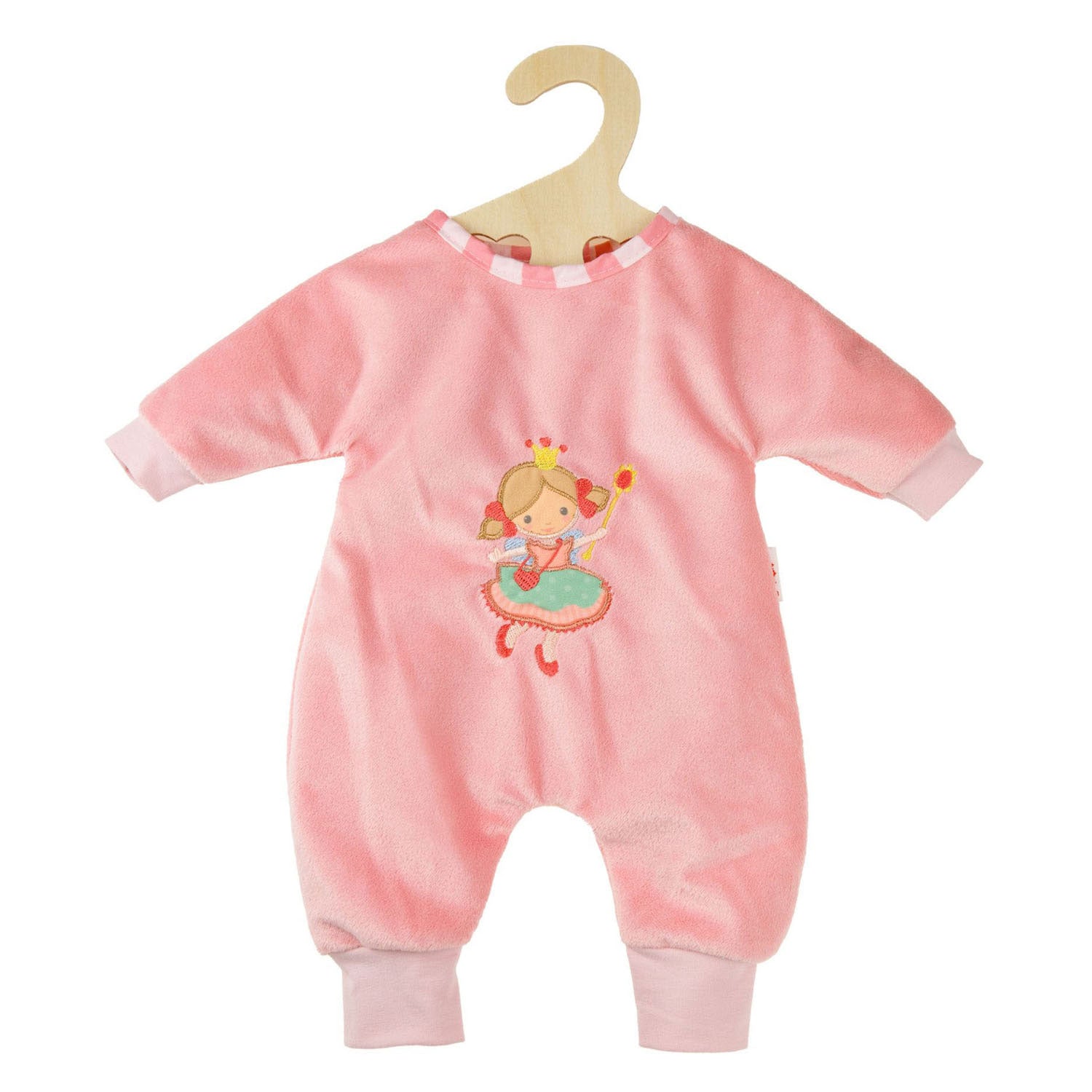 Poupée bébé fille Heless avec barboteuse en velours princesse Emily - 34 cm