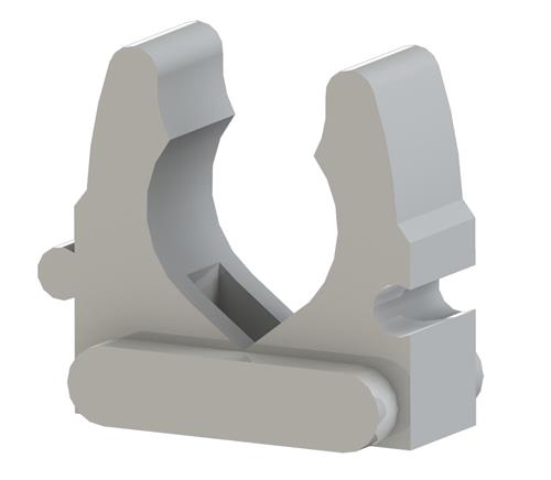 Support de serrage Jsl 16-22mm gris | 50 pièces