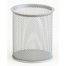 Plumier bureau dépôt 90x100mm argent