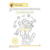 Livre d'exercices deltas avec des autocollants pour les premiers jeux (5-6 ans)