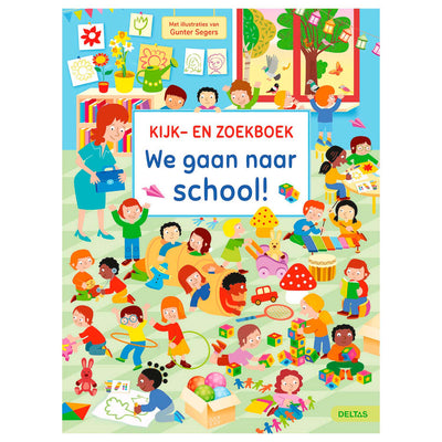 Regardez le livre de recherche deltas Nous allons à l'école!