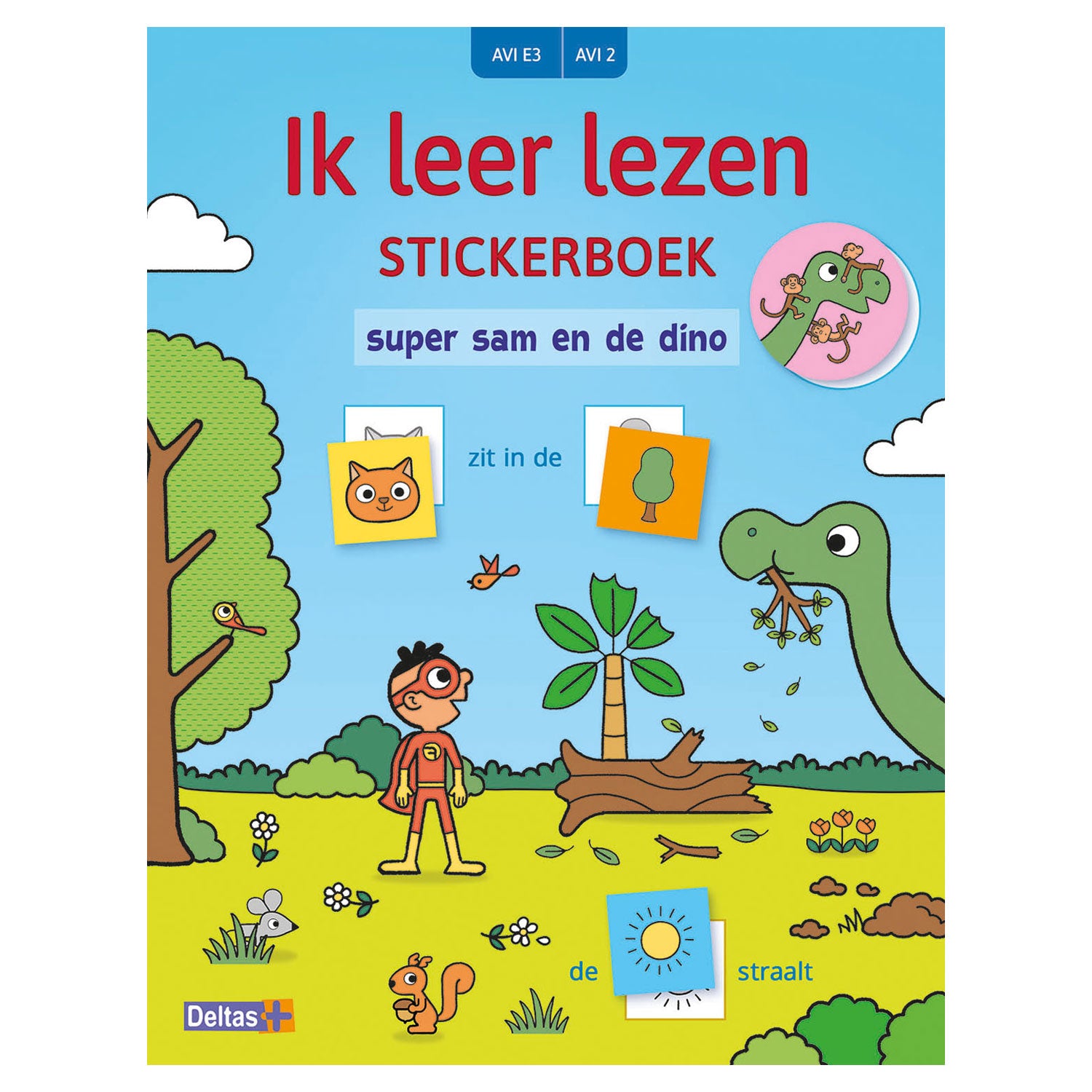 Deltas J'apprends à lire le livre d'autocollants Super Sam et le (Avi E3)