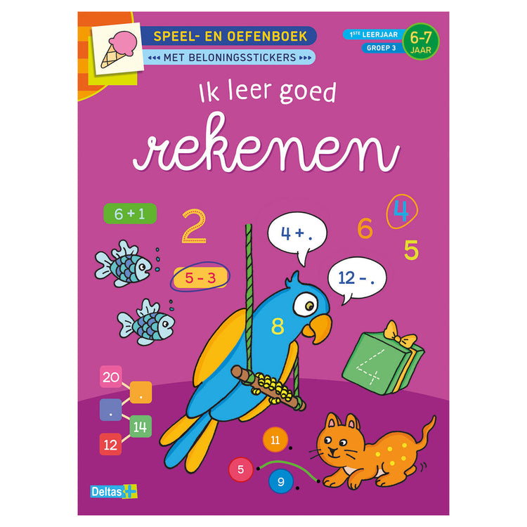 Deltas joue cahier d’exercices J’apprends à bien compter (6-7 ans)
