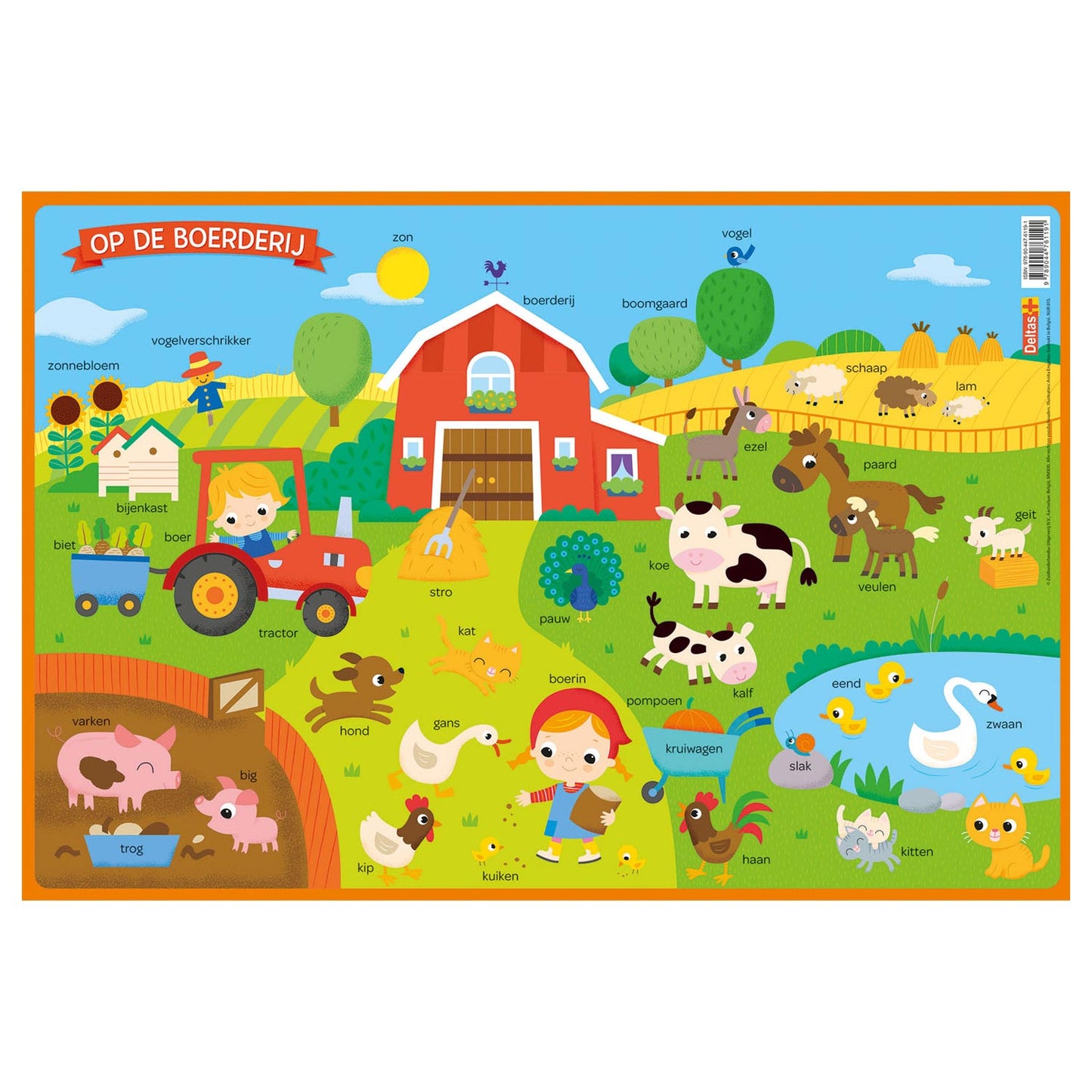 Tapis éducatifs Deltas préscolaire - à la ferme