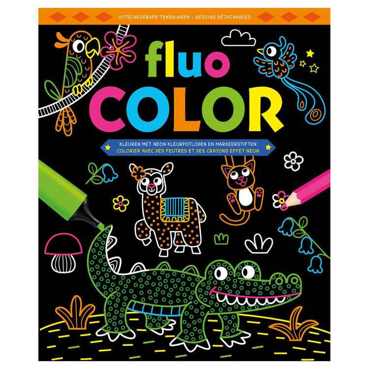 Livre de couleur deltas fluo