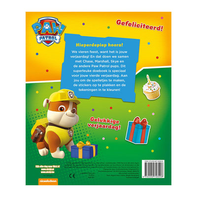 Livre d'anniversaire deltas Hourra, 4 ans!