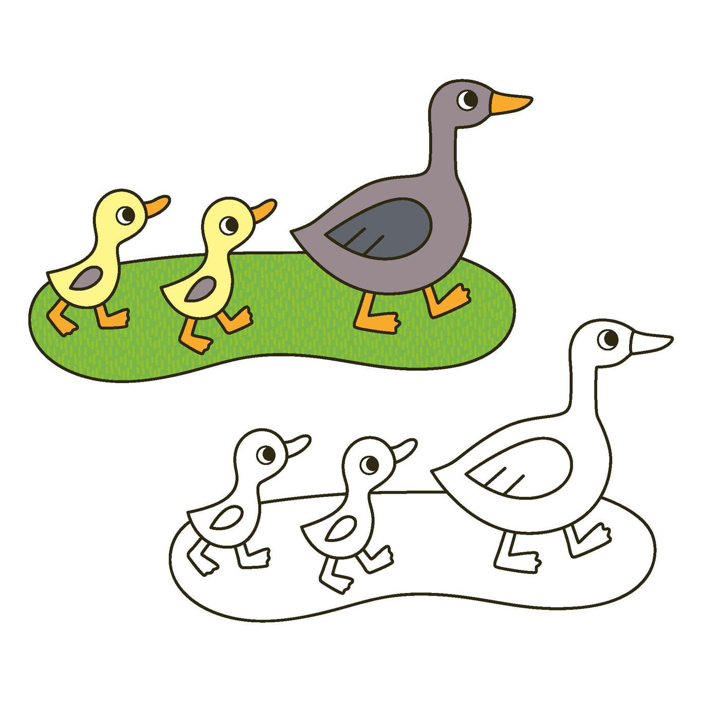 Deltas heureuse colorier les animaux de la ferme