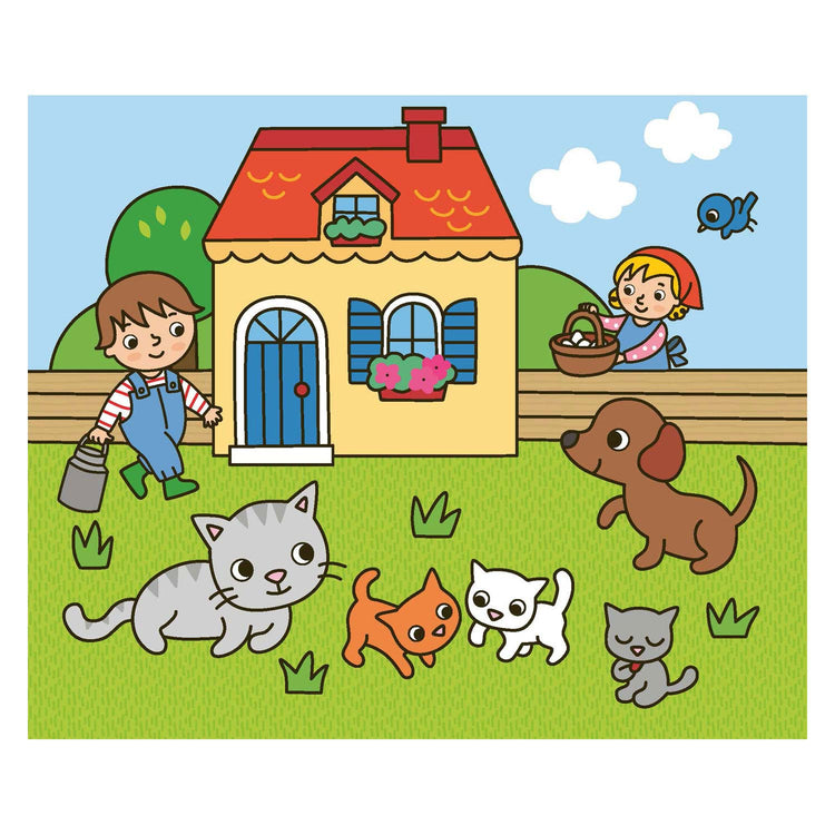 Deltas heureuse colorier les animaux de la ferme