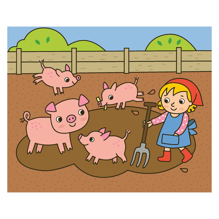 Deltas heureuse colorier les animaux de la ferme