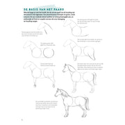 Les deltas apprennent à dessiner des chevaux étape par étape - afbeelding 5