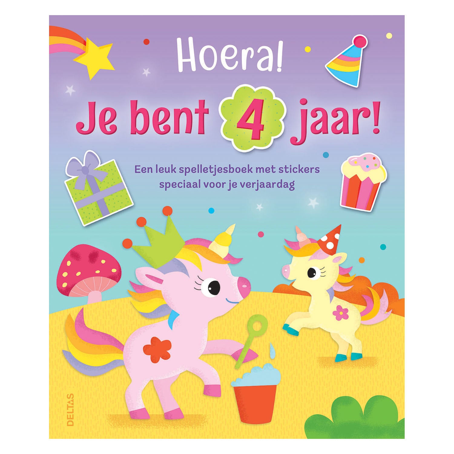 Deltas Hourra! Vous avez 4 ans! licorne