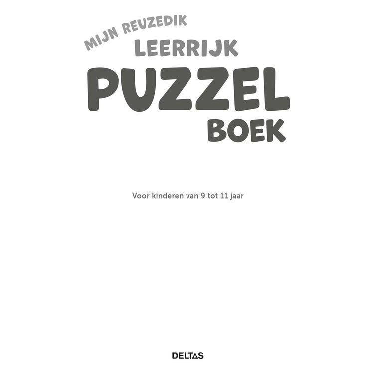 Deltas My Giant Oik Instructive Puzzle Book (9-11 ans)