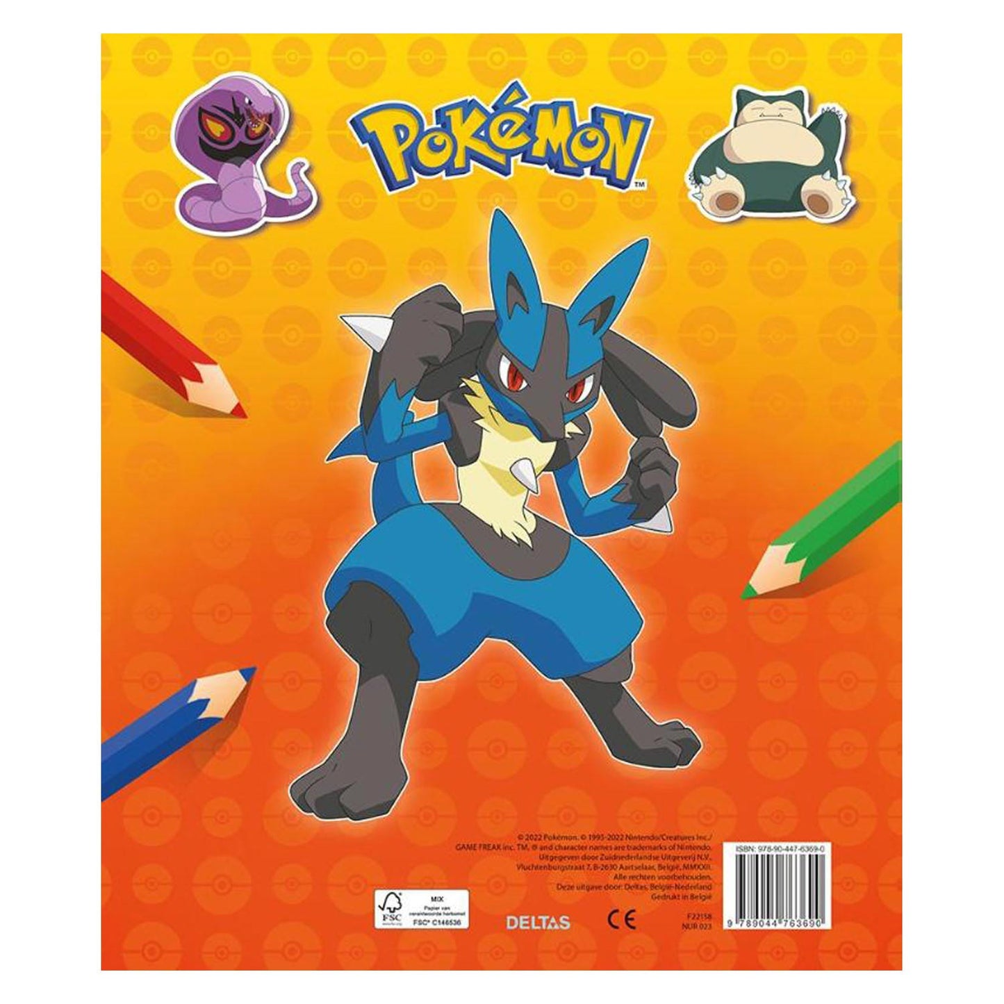 Deltas Pokemon Sticker Parade Color Sticker Book