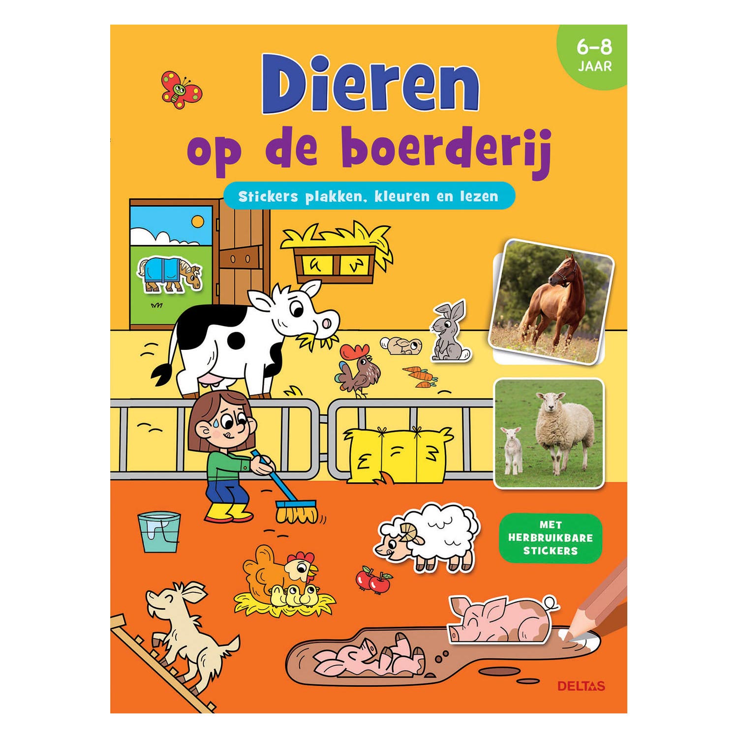 Livre d'autocollants - Animaux à la ferme