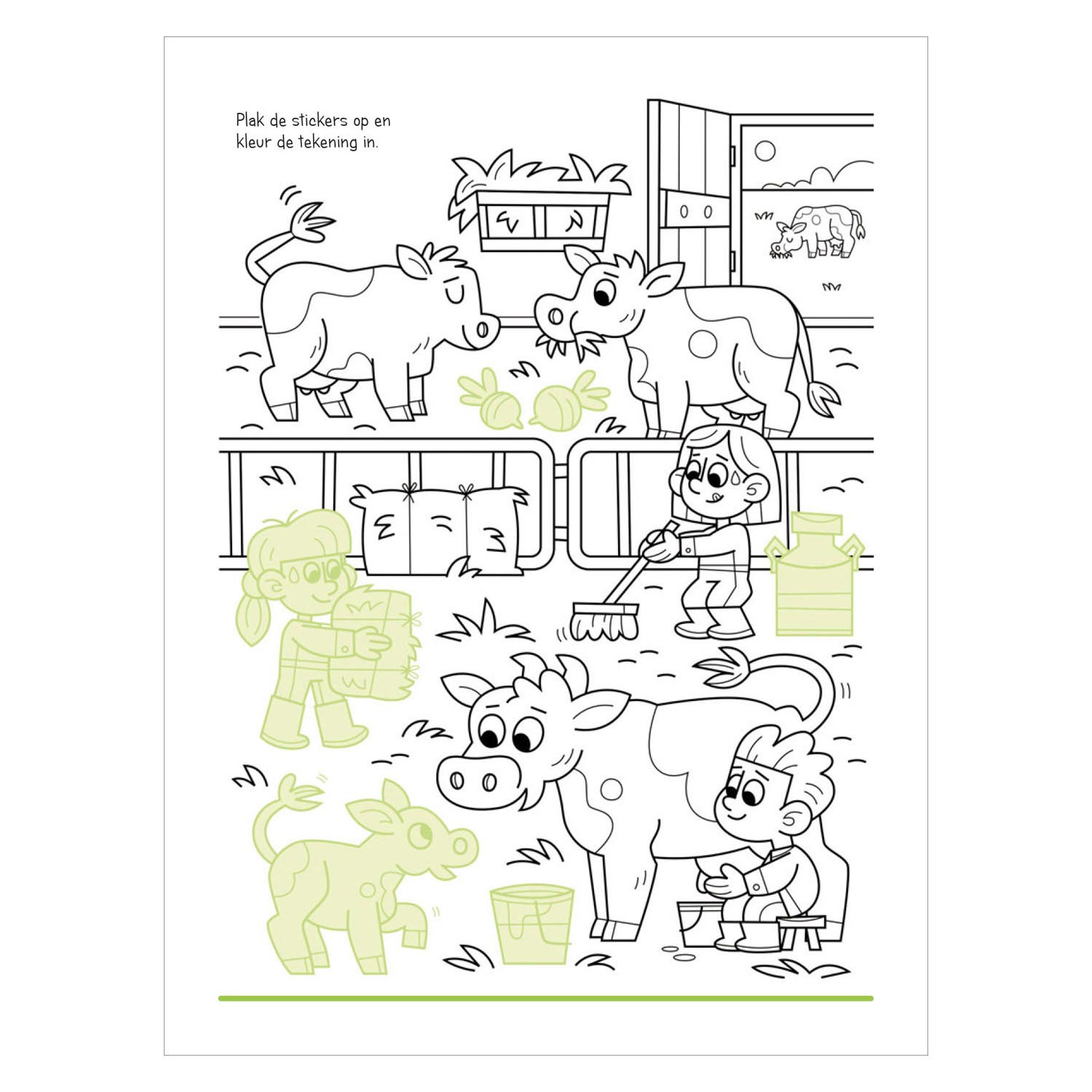 Livre d'autocollants - Animaux à la ferme