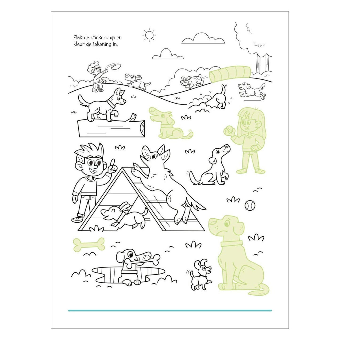 Livre d'autocollants - Animaux dans la maison et le jardin