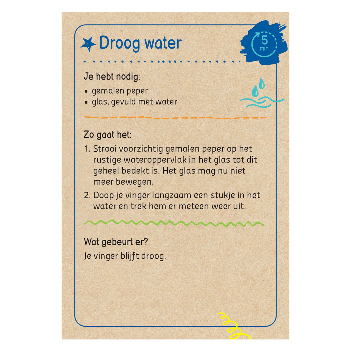Deltas Super Cool Experiments Box avec des cartes