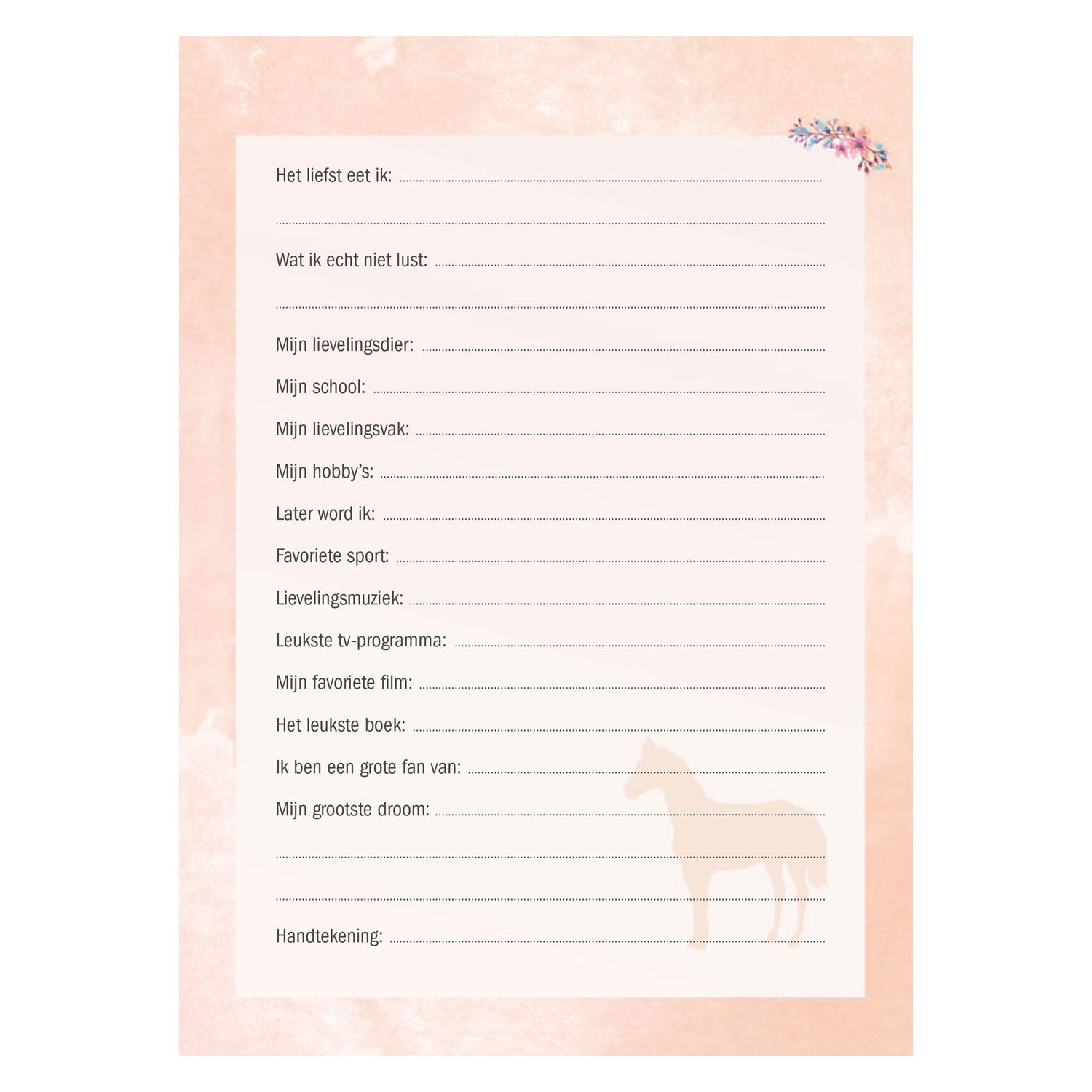Deltas I Love Horse Friends Livre