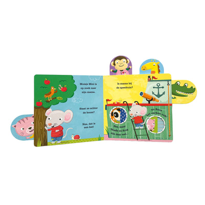 Deltas Muisje Mini cherche son livre en carton maman